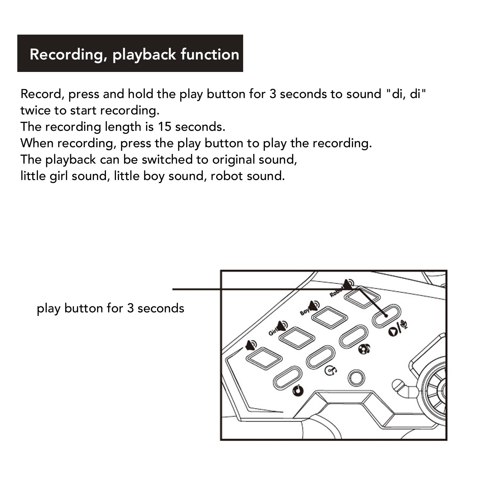 Voice Changer Microphone, for Kids with Megaphone Function, Funny Multi Effects Plastic Light Megaphones Recorder, Boy, Girl, Robot Voices, Halloween, Christmas, Birthdays Green