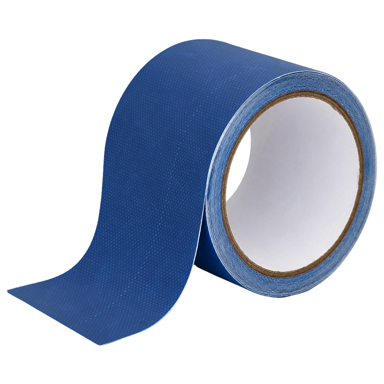 8cm x 5m Tarpaulin Repair Tape, Heavy Duty Waterproof Reinforced PVC Fabric Tape for Outdoor Repairs, Self-Adhesive Patch for Tents, Covers, Awnings, Camping & Motorhomes (Dark Blue)