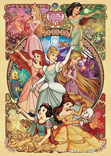 Amazon 500ピース ジグソーパズル ディズニー 美しく咲き誇る乙女 ディズニープリンセス 35x49cm ジグソーパズル おもちゃ
