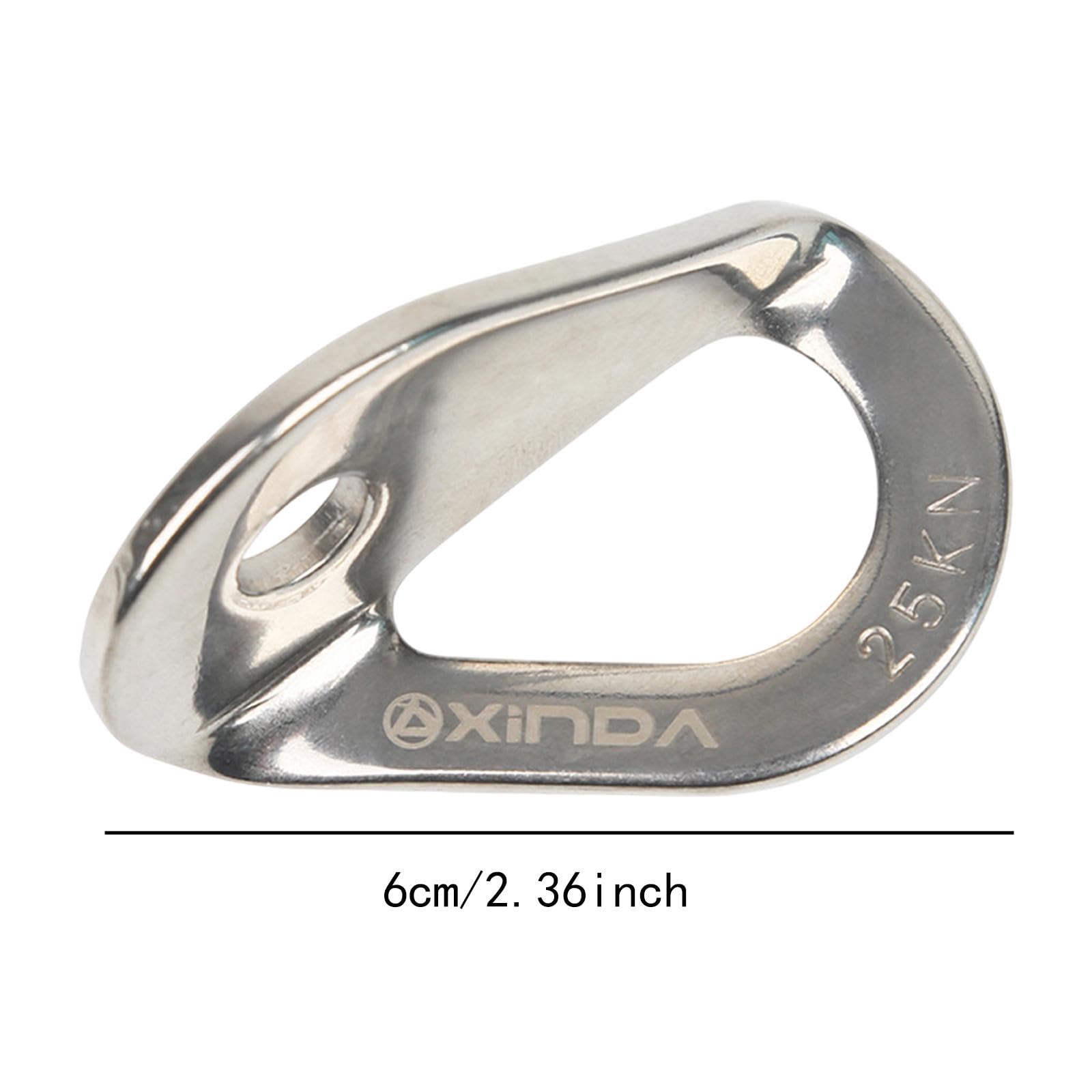 rockible Climbing Anchor Climbing Holds Stainless Steel Rock Climbing Anchor for Gym Sports Climbing Hammock, 6cm
