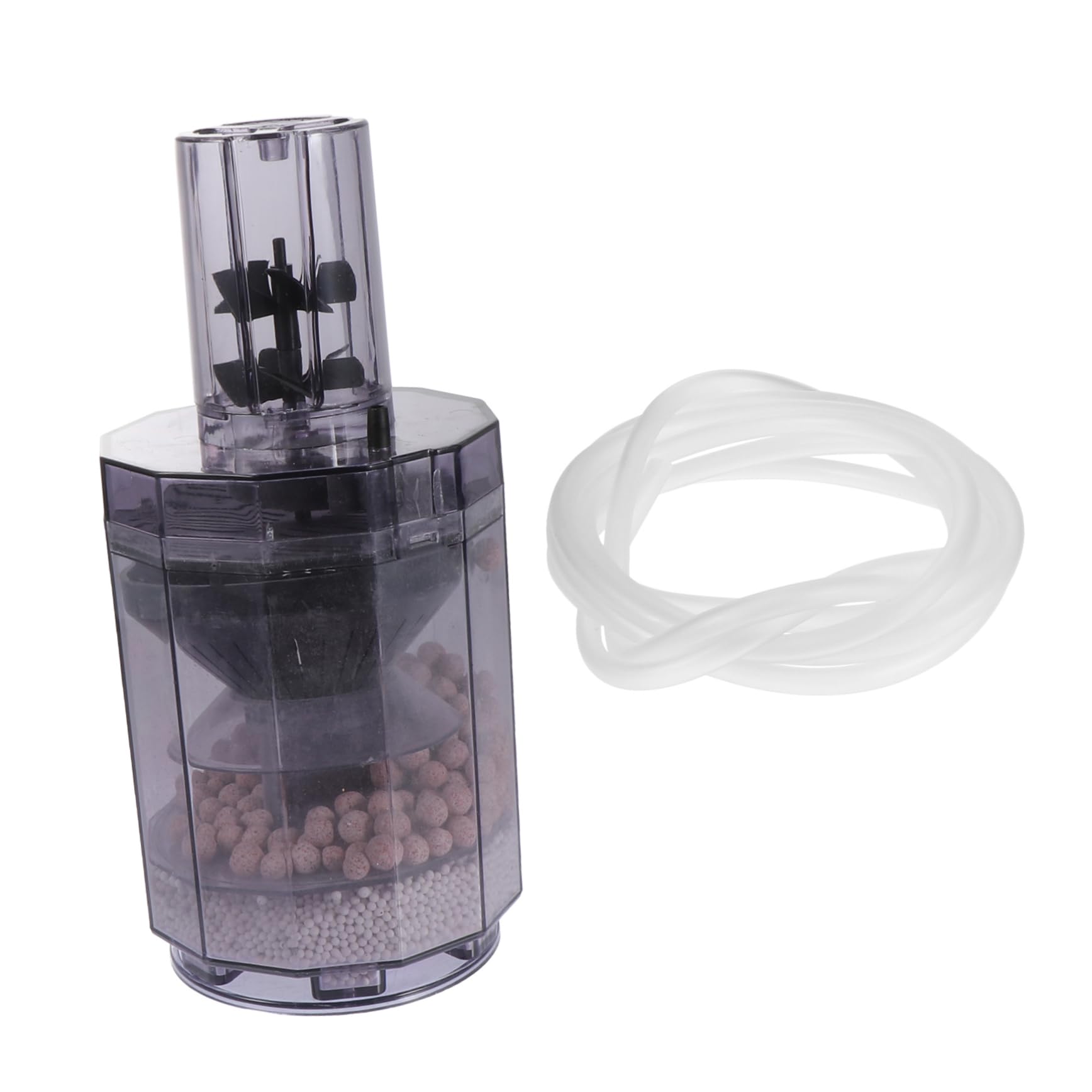 WOONEKY 1 Juego Filtrar Silencio Filtro Subacuático Ajustable Oxigeno Sumergible Pequeño Acuario Filtro Potencia Sumergible Limpiador Pecera Neumático Abdominales