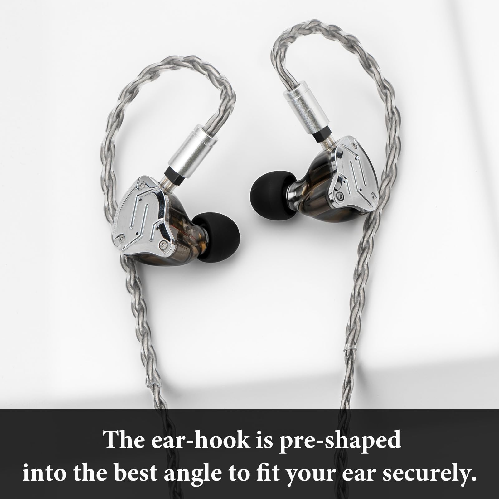 GEEKRIA Apollo Upgrade-Kabel für IEM, versilbertes Kupfer, 0,78 mm 2-Pin auf 3,5 mm, kompatibel mit 7Hz Zero:2, Orchestra Lite, Cadenza, Hype 4, Supermix 4, 2 m (6,5 ft)