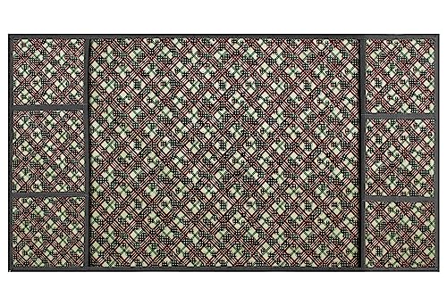 Image of Stylista Refridgerator top Cover Suitable for Samsung RT28C3452CU /HL, 236 Liter Fridge, Dimension (WXD) 65x111 CM, Luxury Pattern Yellow