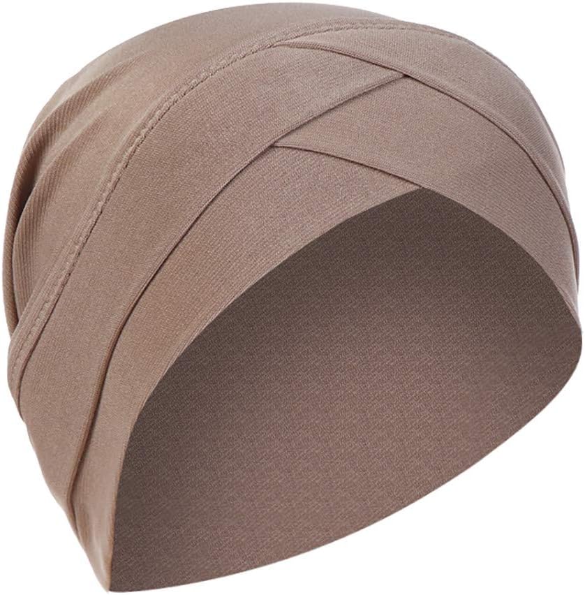 Women Wrap Turban Hat Turban Muslim Scarf Women Solid Cap Ruffle Wrap Baseball Caps Baseball Apparel