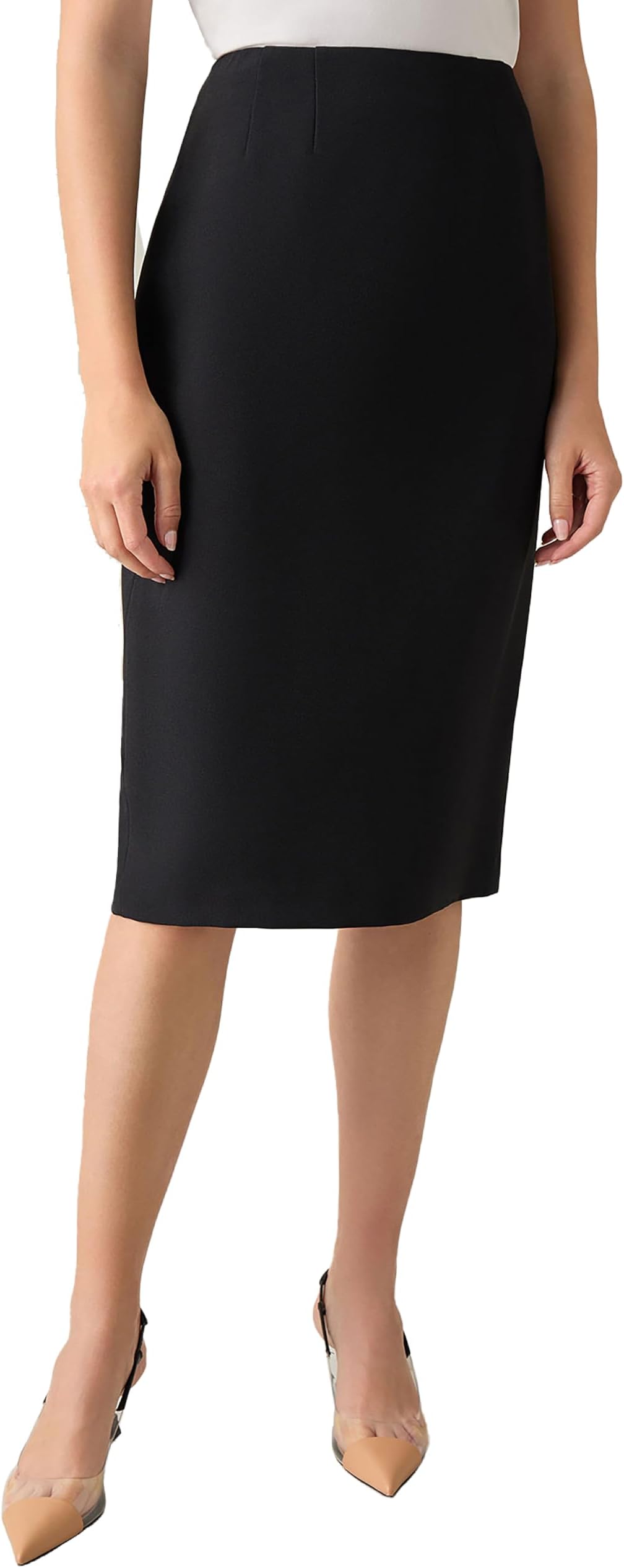 Women's Crepe Skimmer Skirt