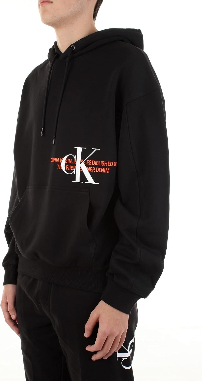 Calvin Klein Jeans Urban Graphic Logo Hoodie Felpa Uomo J30J318308 BEH CK  Black (S) : Amazon.it: Abbigliamento