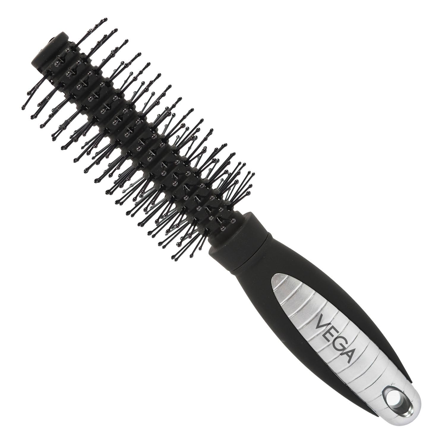 Vega Mini Round Hair Brush (India's No.1* Hair Brush Brand) For Adding Curls, Volume & Waves In Hairs| Men and Women| All Hair Types (R7-RB)-image-13