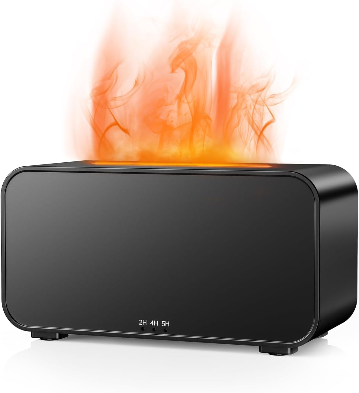 Flame Air Diffuser Humidifier,7 Colors Aromatherapy Essential Oil Diffuser,Ultrasonic Aroma Humidifier with Timer for Home,Bedroom,Office,Yoga