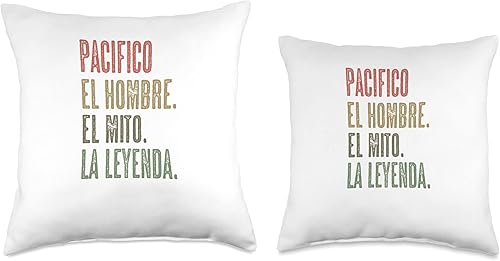 Miniatura 3 de Para Alguien Llamado PACIFICO Pacifico Hombre El Mito La Leyenda  Nombre Camisa-Throw Pillow, 18x18, Multicolor