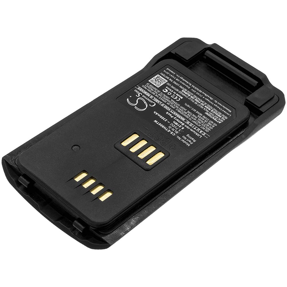 TECHTEK Batteria 2300mAh compatibile con [TETRA] CASSIDIAN THR9, HR8509AA, HT9588AA, per [Airbus] THR9, C-30, Ex, THR9i, per [EADS] C-30, THR9i, per [Nokia] THR9+, sostituisce BLN-5i, BLN-6, BLN-Ex-2