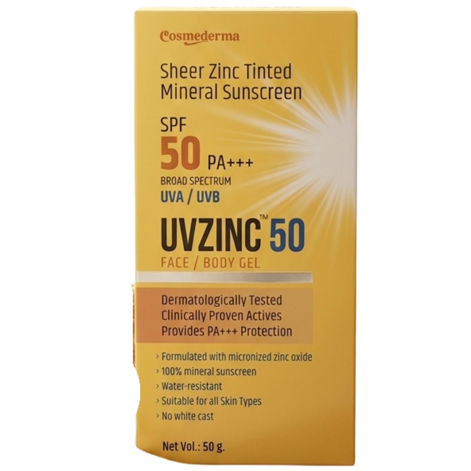 Ultra Light Sunscreen Gel SPF 50 for Fast Absorption and Sweat Resistant Protection (Pack Of 1)-picture-49