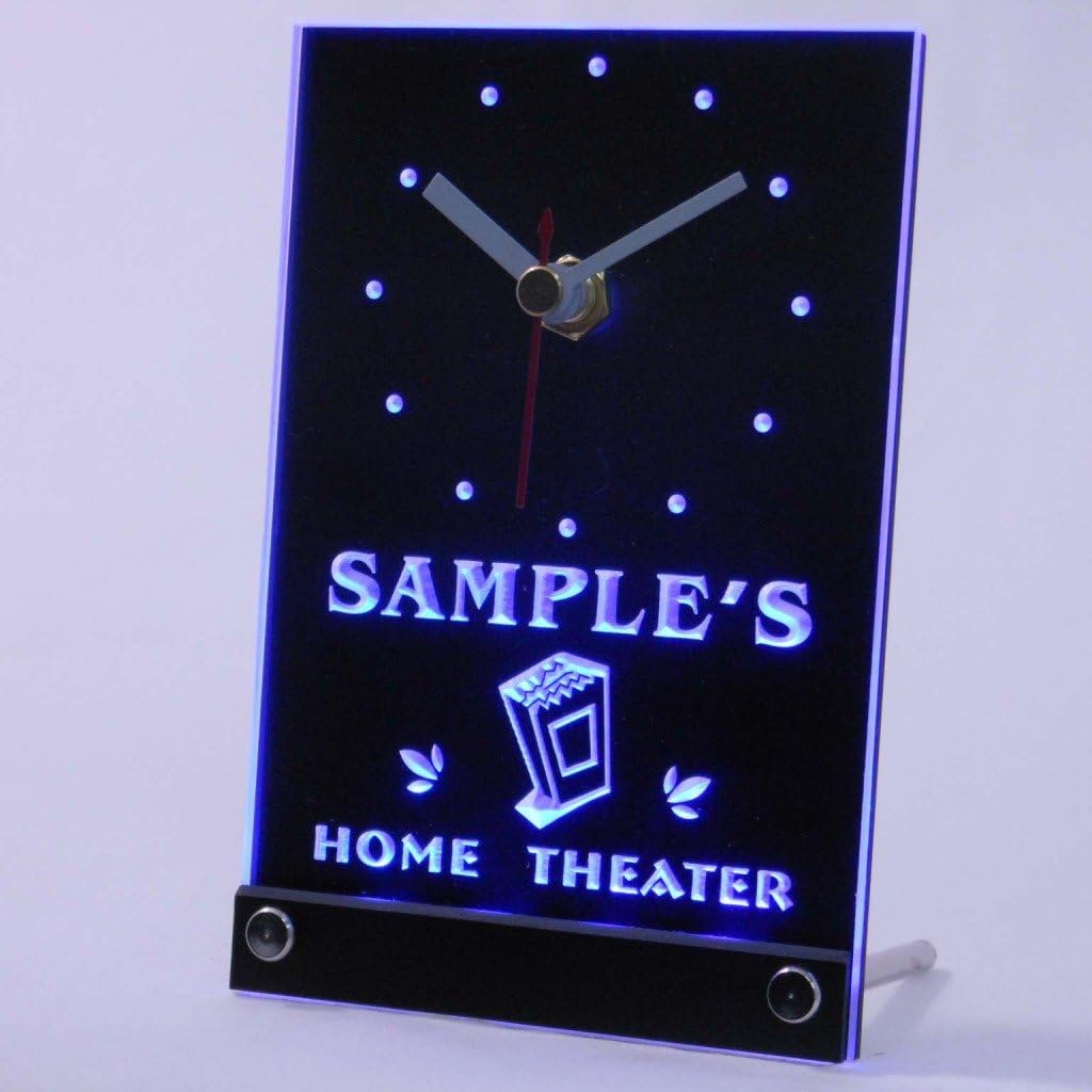ADVPRO tncph-tm Home Theater Personalized Bar Beer Decor Neon Led Table Clock