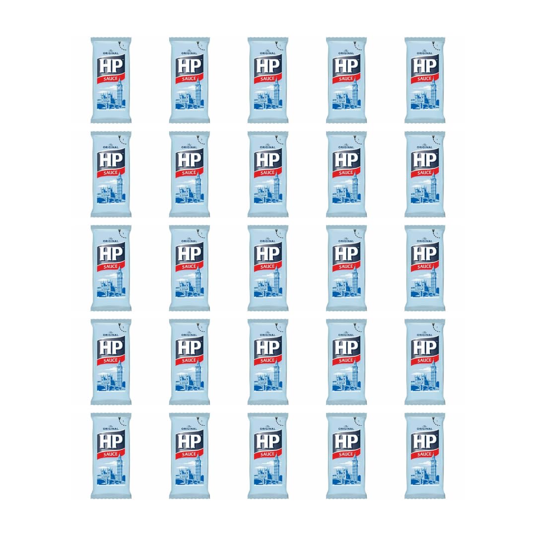 20 x 10ml Brown Sauce Sachets – Original Savoury Condiment Portions - Individually Packaged for Airbnb, Travel, Short Stays, Takeaways & Camping Meals