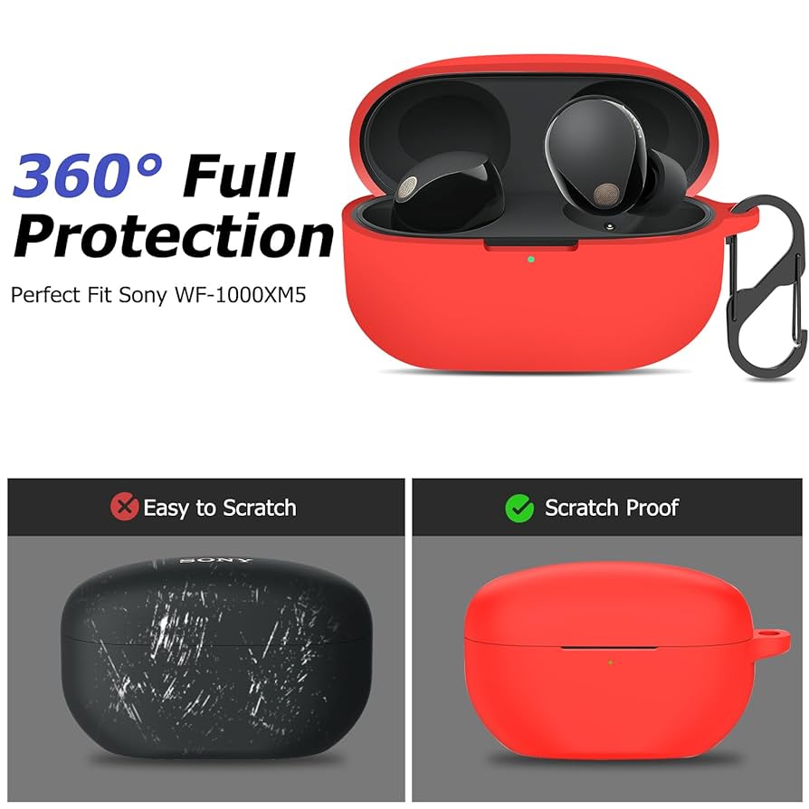 SONY WF-1000XM5　シリコンカバー付き Amazon | LDSXAY Sony WF-1000XM5対応ケースカバー、Sony XM5