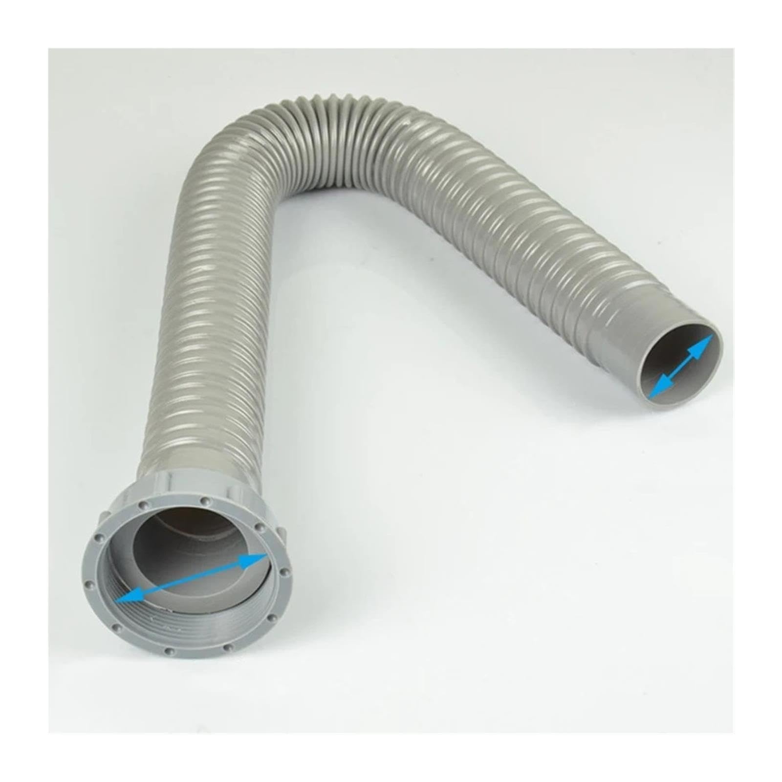 Tubo Di Scarico for Lavatrice, Tubo Flessibile Di Scarico Dell'acqua for Collegamento Diretto O Prolunga, Tubo Di Ricambio for Drenaggio Della Lavatrice(120cm-1PC)