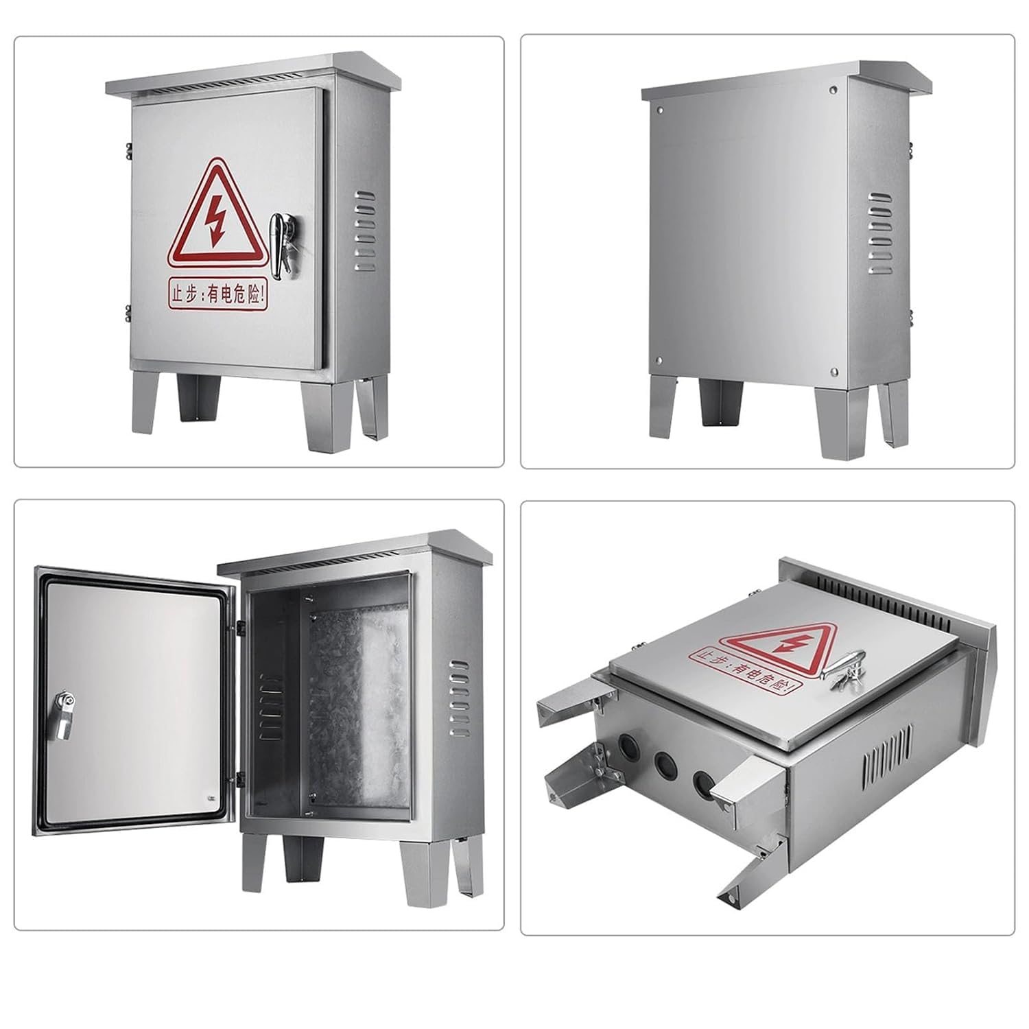 Custodia Elettrica in Acciaio Inox 304, Quadro Elettrico da Parete IP65