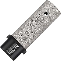 Vista 10 de SHDIATOOL Brocas de fresado de dedo de diamante de 0.394 in de ampliación y formación de agujeros existentes de bisel redondo para azulejos
