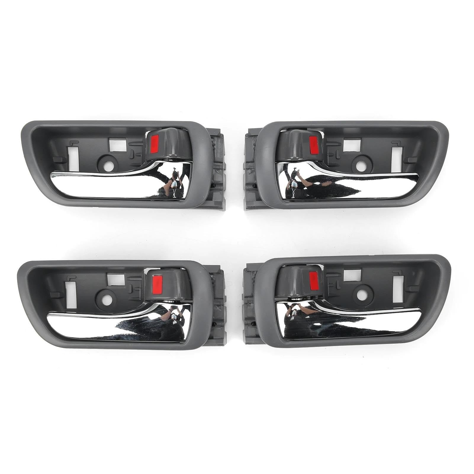LVXVMOZEOK Interior Door Handle Armrest for Toyota for Camry 2002-2006 Car Interior Door Handles 69206‑33030 69205-33030 Replacement Handle Covers