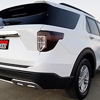 Vista 4 de SlickMod Tinte de humo de vinilo precortado para luz trasera Ford Explorer 2020-2023 (2. recorte de luz trasera, 20% humo oscuro)