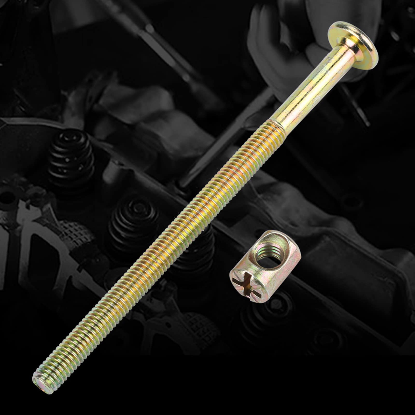 10 Viti A Testa Esagonale Piatta Con Dadi - Acciaio Inox 6x90mm, Per Mobili E Culle - Foto 8