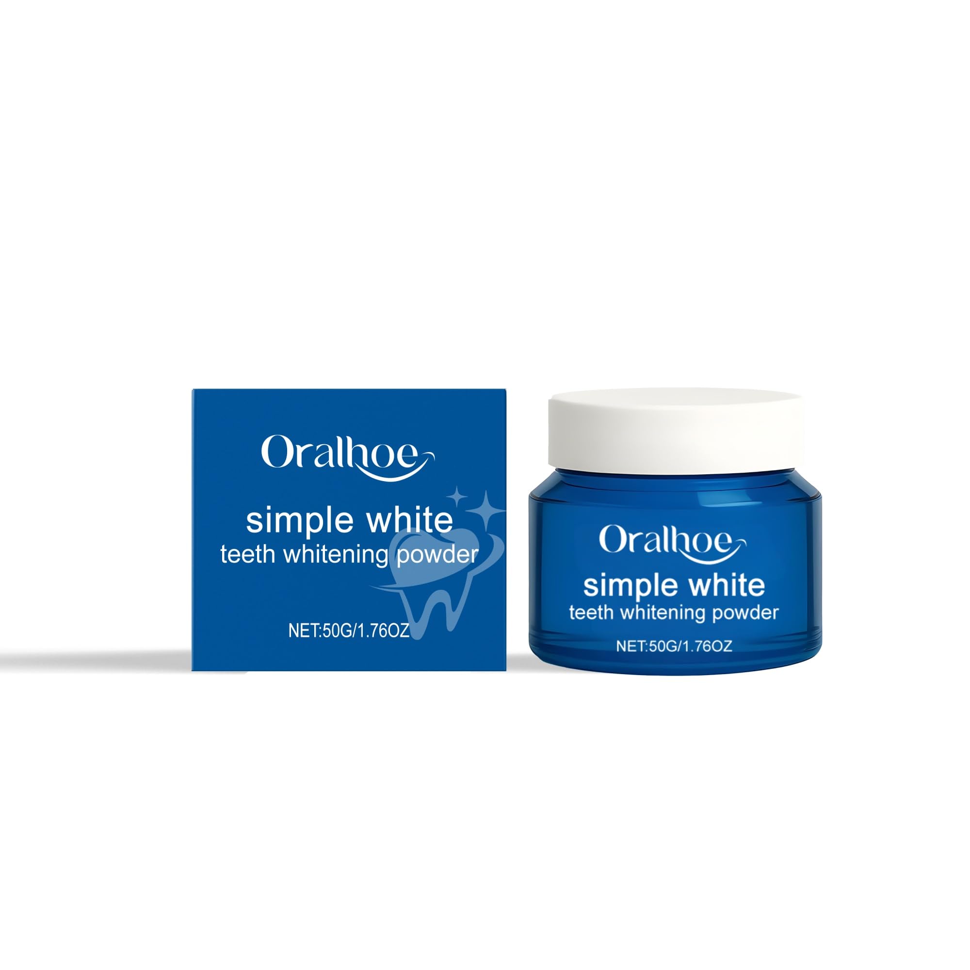 Poudre de blanchiment dentaire haleine fraîche détachant doux sourire éclatant 3PCS