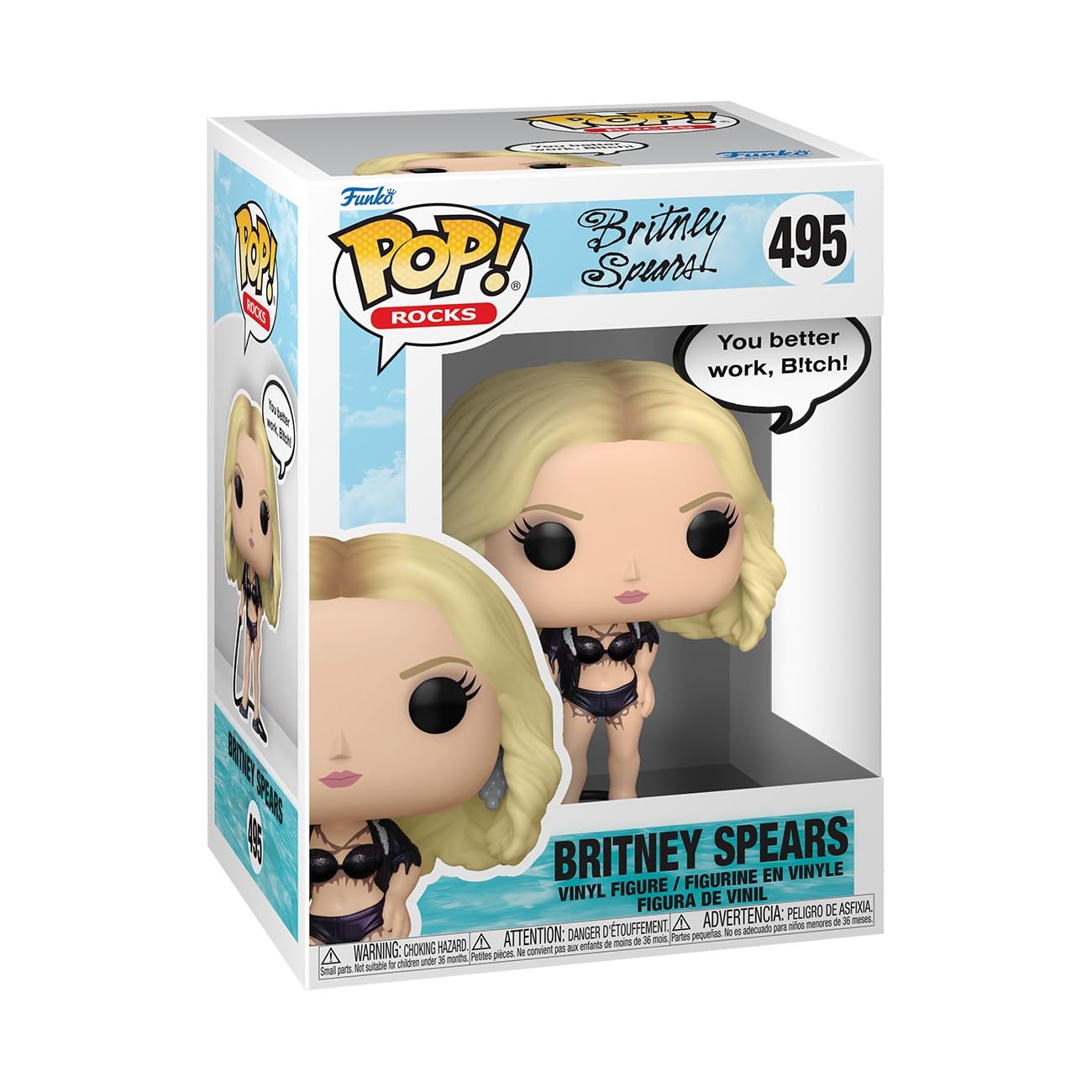 Britney Spears - (You Better Work) #495 - Funko Pop! Vinyl Rocks