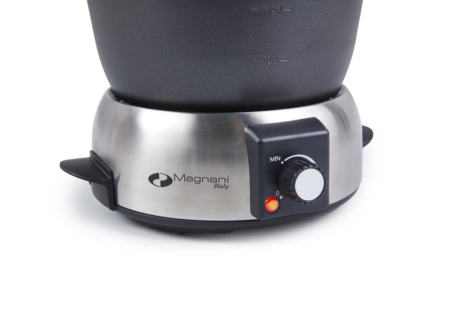 MAGNANI Appareil à fondue électrique pour 8 personnes. Fondue Chinoise, Bourguignonne, Savoyarde, Chocolat. Services à fondu capacité 1,75 Litres 800W.