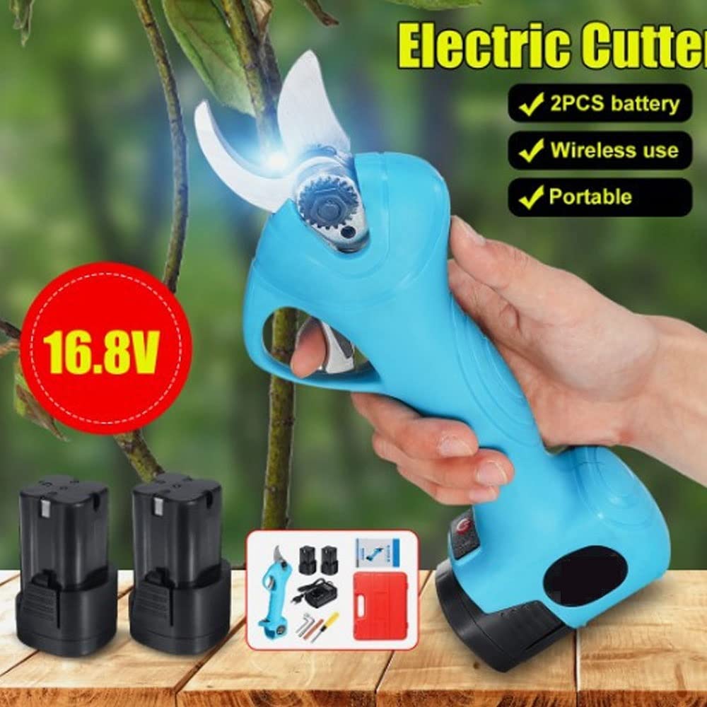Forbici da potatura, cesoie elettriche Professionali Diametro di Taglio da 0,98 Pollici cesoie da potatura elettriche Forbici da Giardino con batterie di ricamb