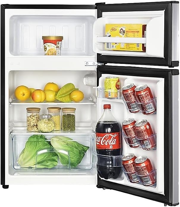 Avanti RA3136SST 2 Door Cycle Refrigerator, 3.1 cu. ft., Stainless Steel