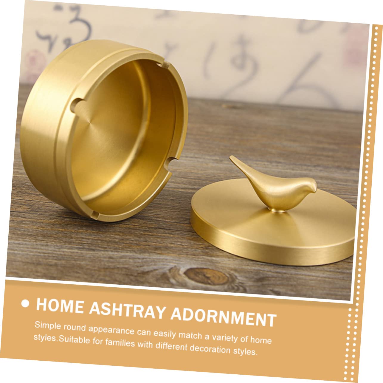Scatola portaoggetti in ottone for uso domestico con coperchio: elegante confezione regalo for l'organizzazione domestica