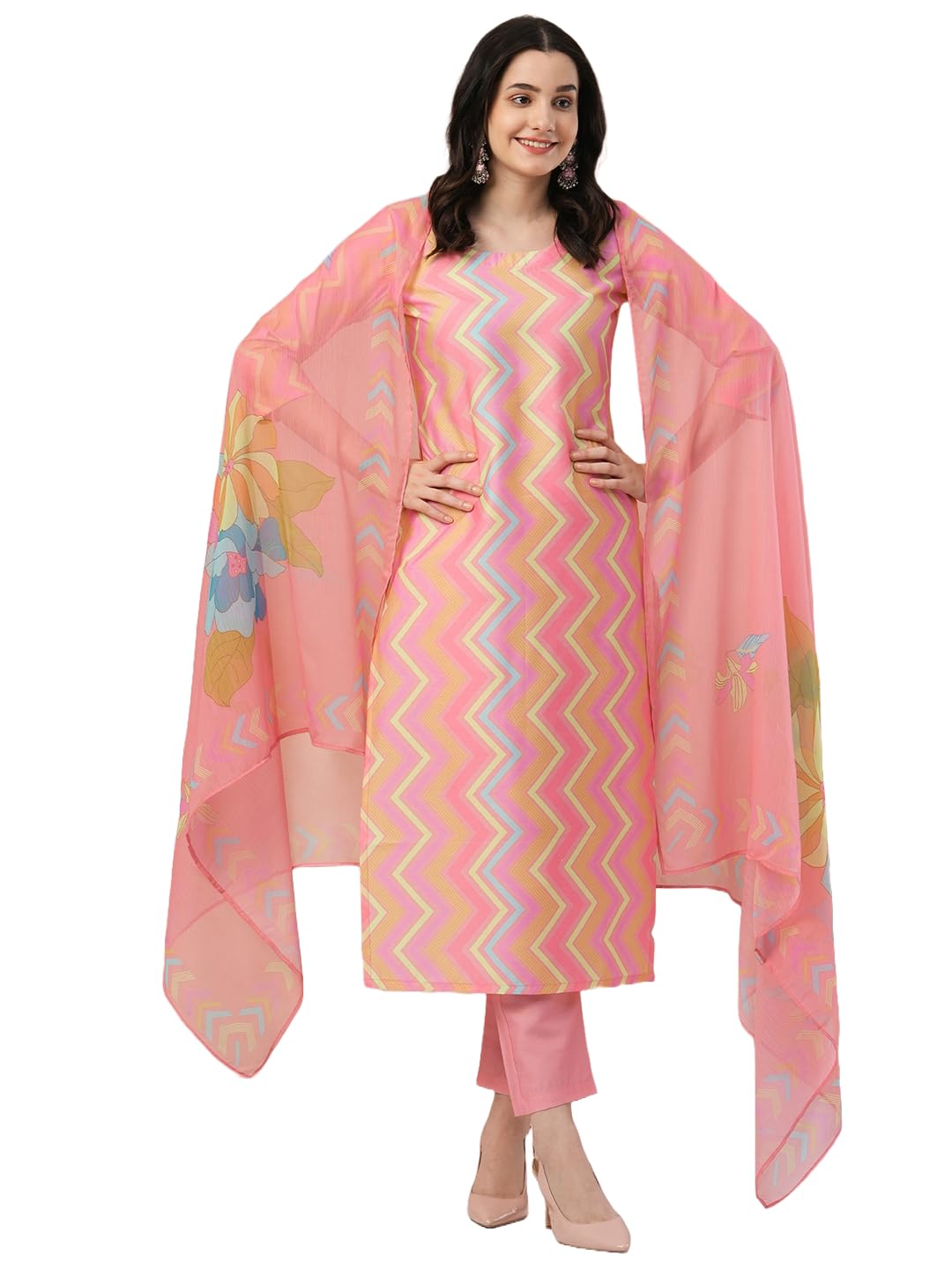 ANNI DESIGNERWomen Kurta with Pant & Dupatta