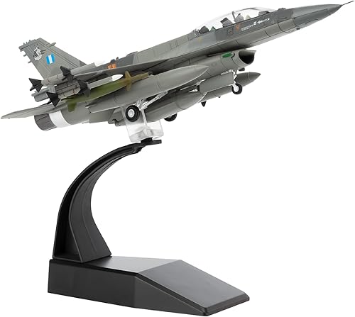 Lose Fun Park 1:72 Modelo Militar Avión F-16D Aleación Avión de Combate Modelo, Modelo de Avión para Colección y Regalo