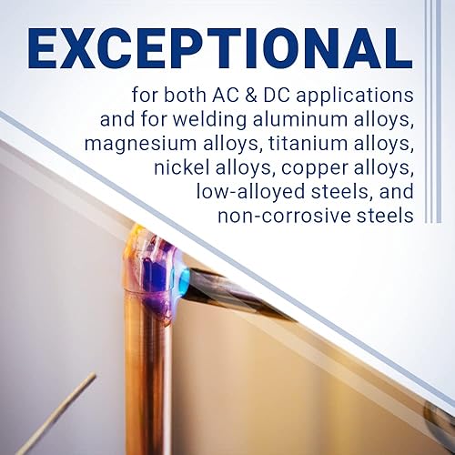 Miniatura 6 de Midwest Tungsten Service Electrodos de soldadura TIG de tungsteno paquete de 10 unidades (mezcla de tierras raras (EWG), 332 pulgadas