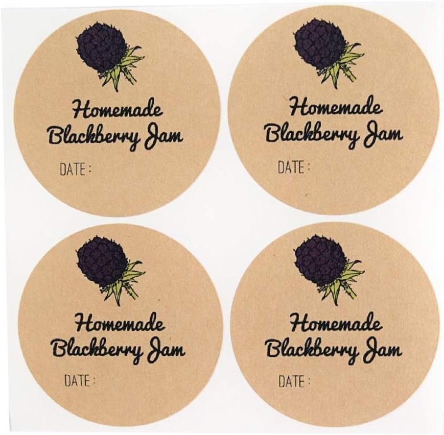 Homemade BlackBerry Jam Canning Labels by Once Upon