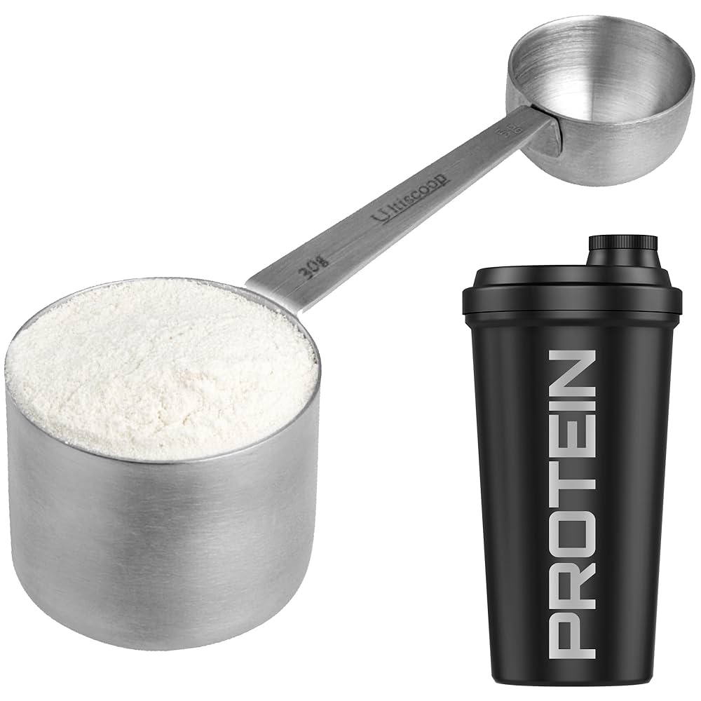 Cuillère Doseuse Pour Animaux En Acier Inoxydable - Manche En Bois - Capacité 60 Ml Ou 120 Ml - Passe Au Lave-vaisselle