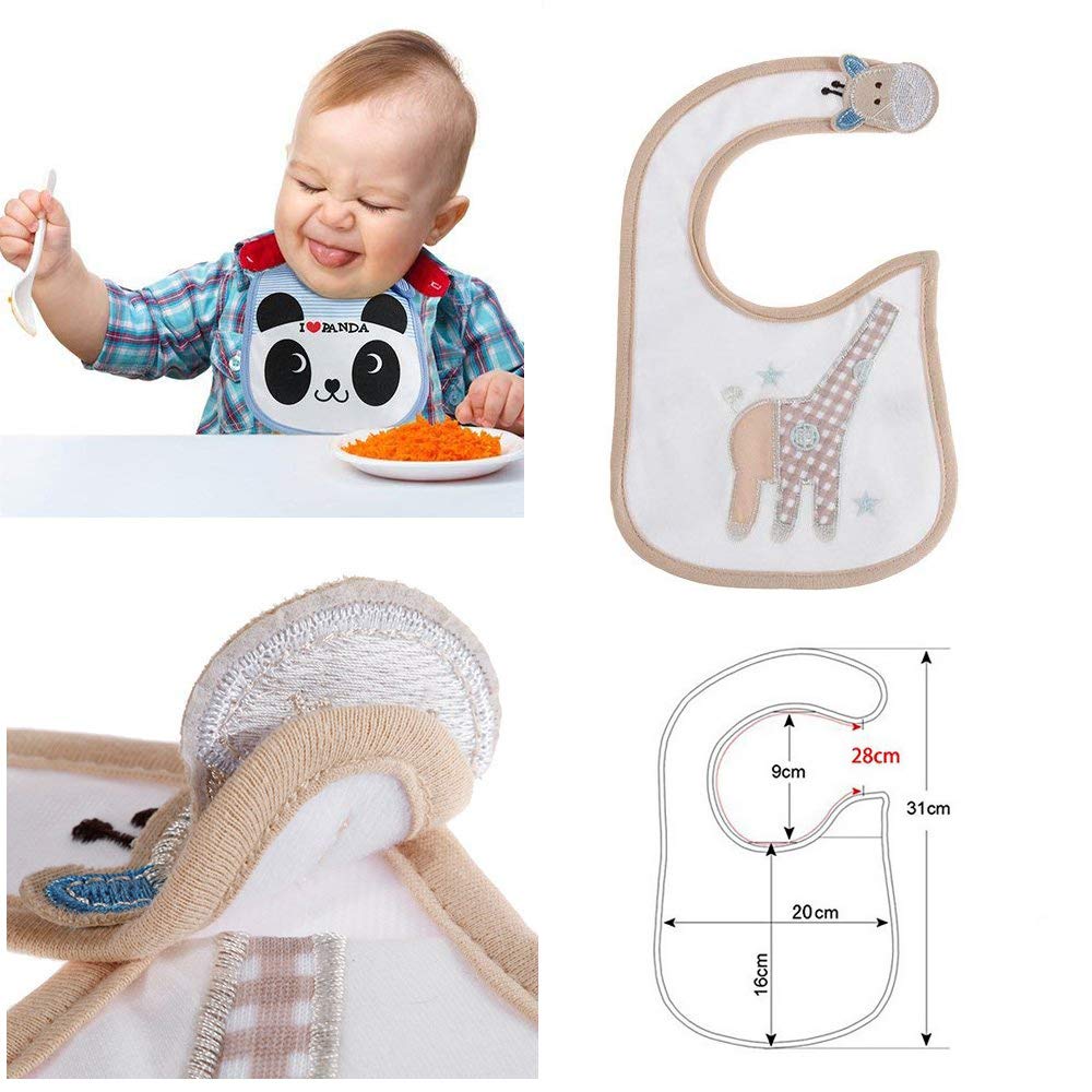 SLOSH 11 Bavaglino Neonato Impermeabile Dentizione Pappa