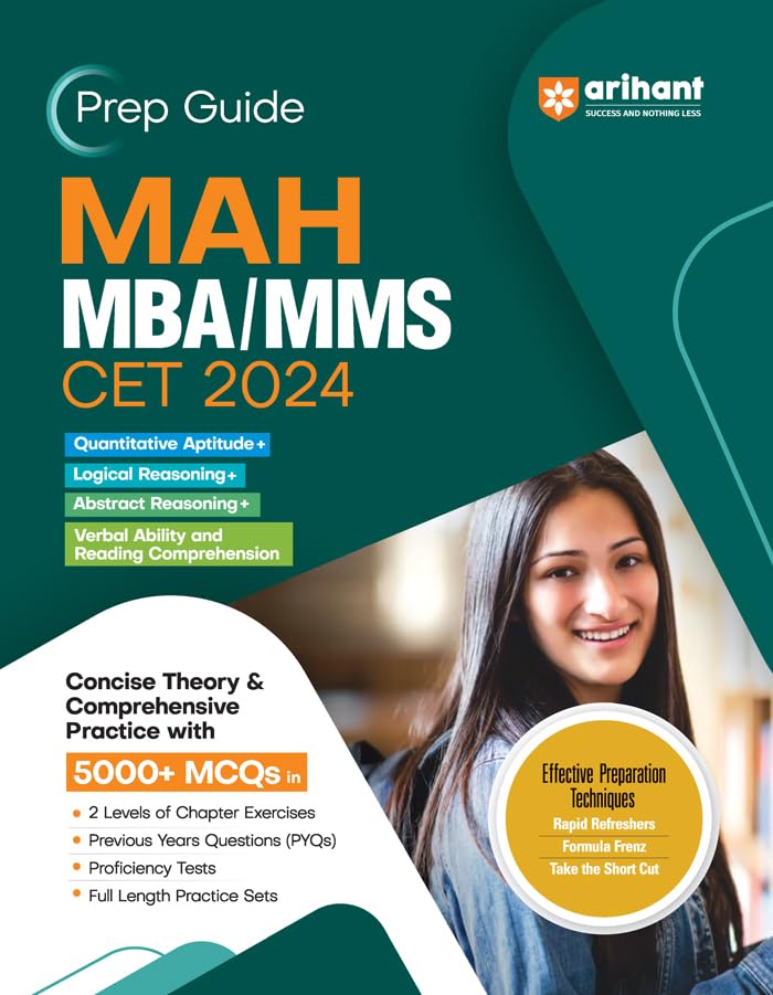 Arihant Prep Guide for Maharashtra MBA/MMS CET 2024
