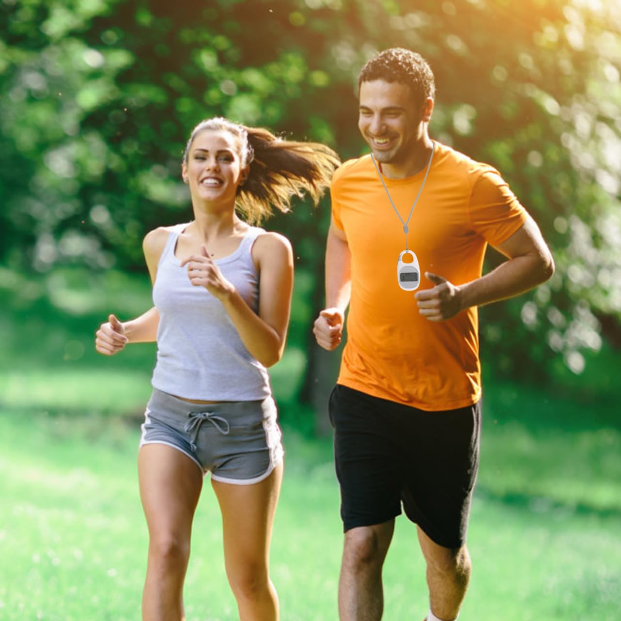 Podomètre Portable Multifonctionnel pour Outdoor Compteur de Compteur de Calories pour Randonnée Sport Couleur Aléatoire