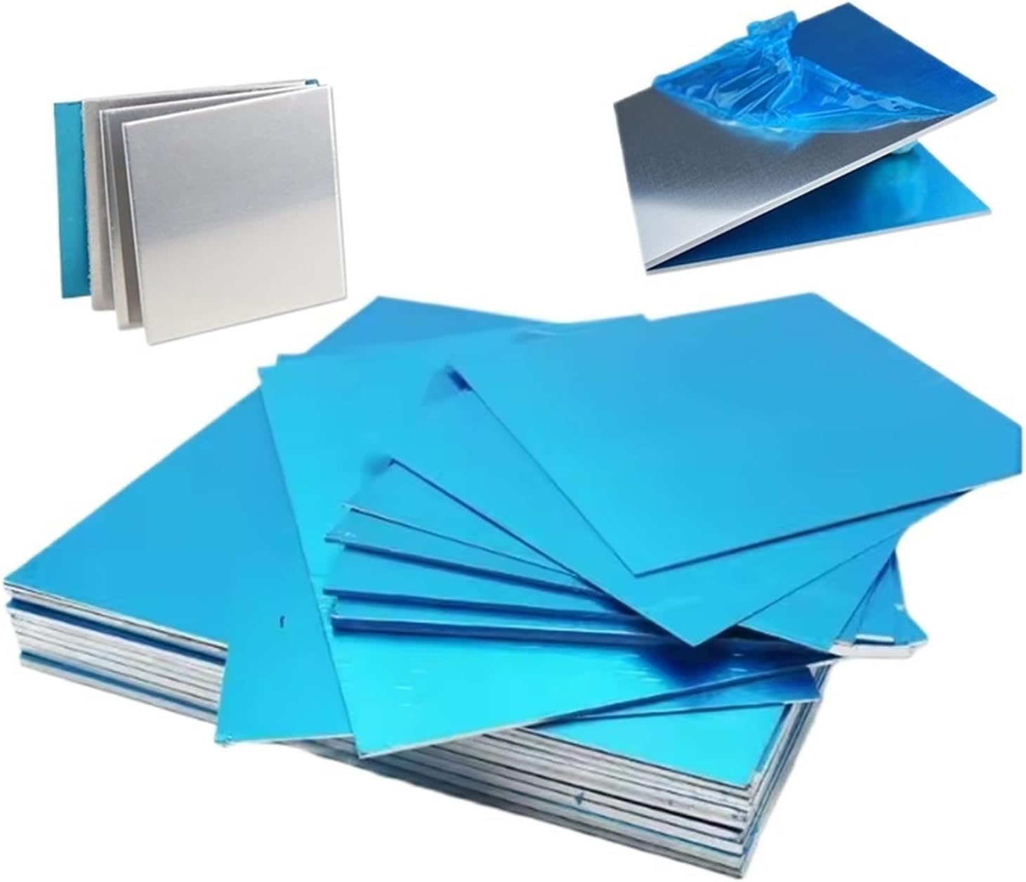 1060 blacha aluminiowa blacha kwadratowa ze stopu aluminium polerowana grubość blachy 1/2/3/4/5/8mm 100x100mm ~ 300x300mm(200x200x4mm)