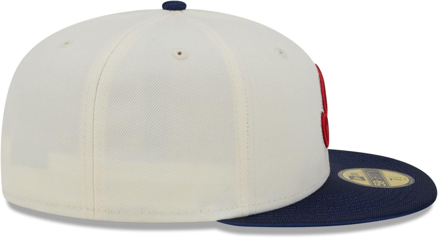 New Era Men's Cleveland Indians 59FIFTY Team Shimmer Fitted Hat New Era Men's Cleveland Indians 59FIFTY Team Shimmer Fitted Hat