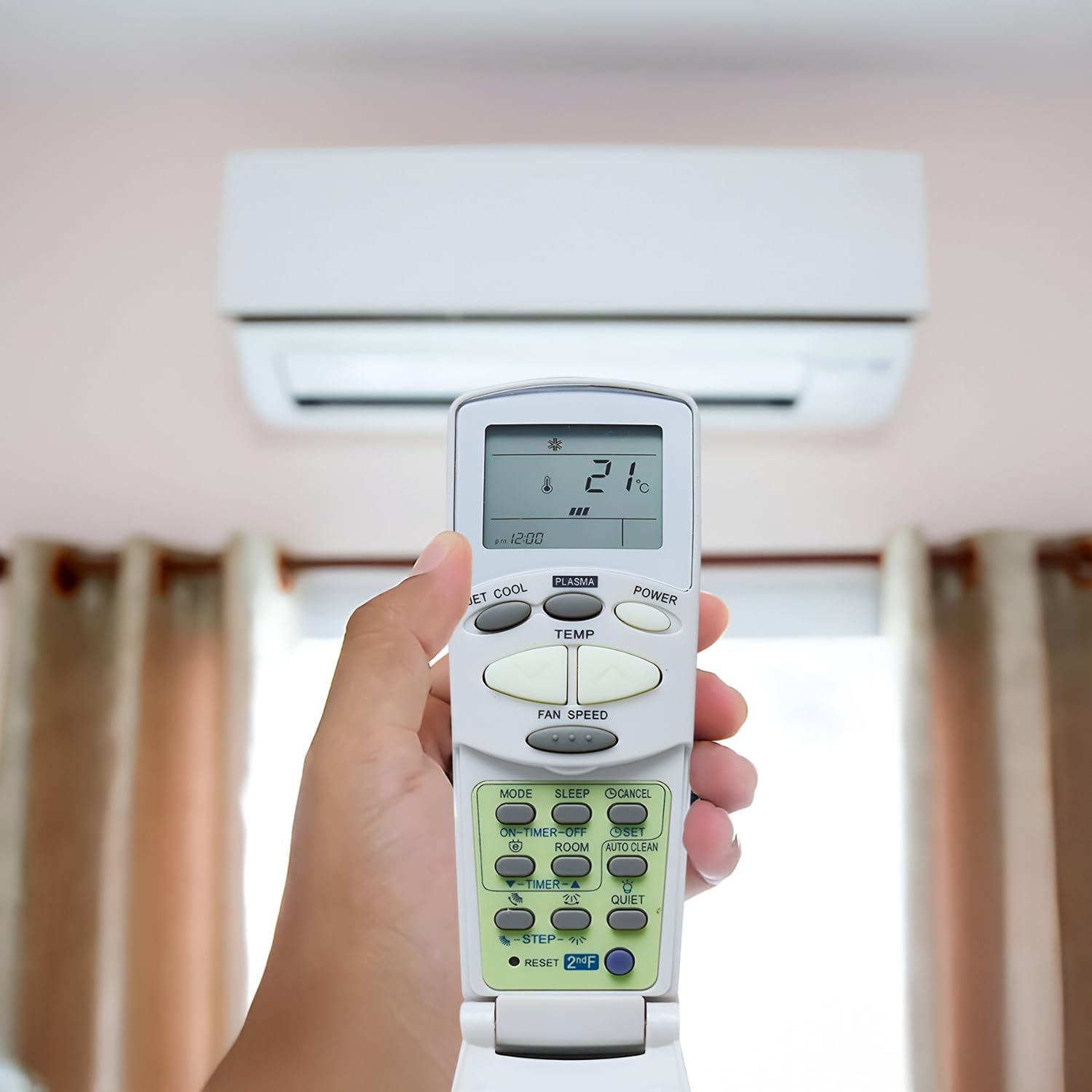 HICLE AC Remote Control for LG Split Air Conditioners | Compatible with AKB72955306 - No Setup Required 1