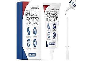 Fabric Glue Permanent, Super Glue for Fabric, Waterproof Adhesive for Clothing Patches