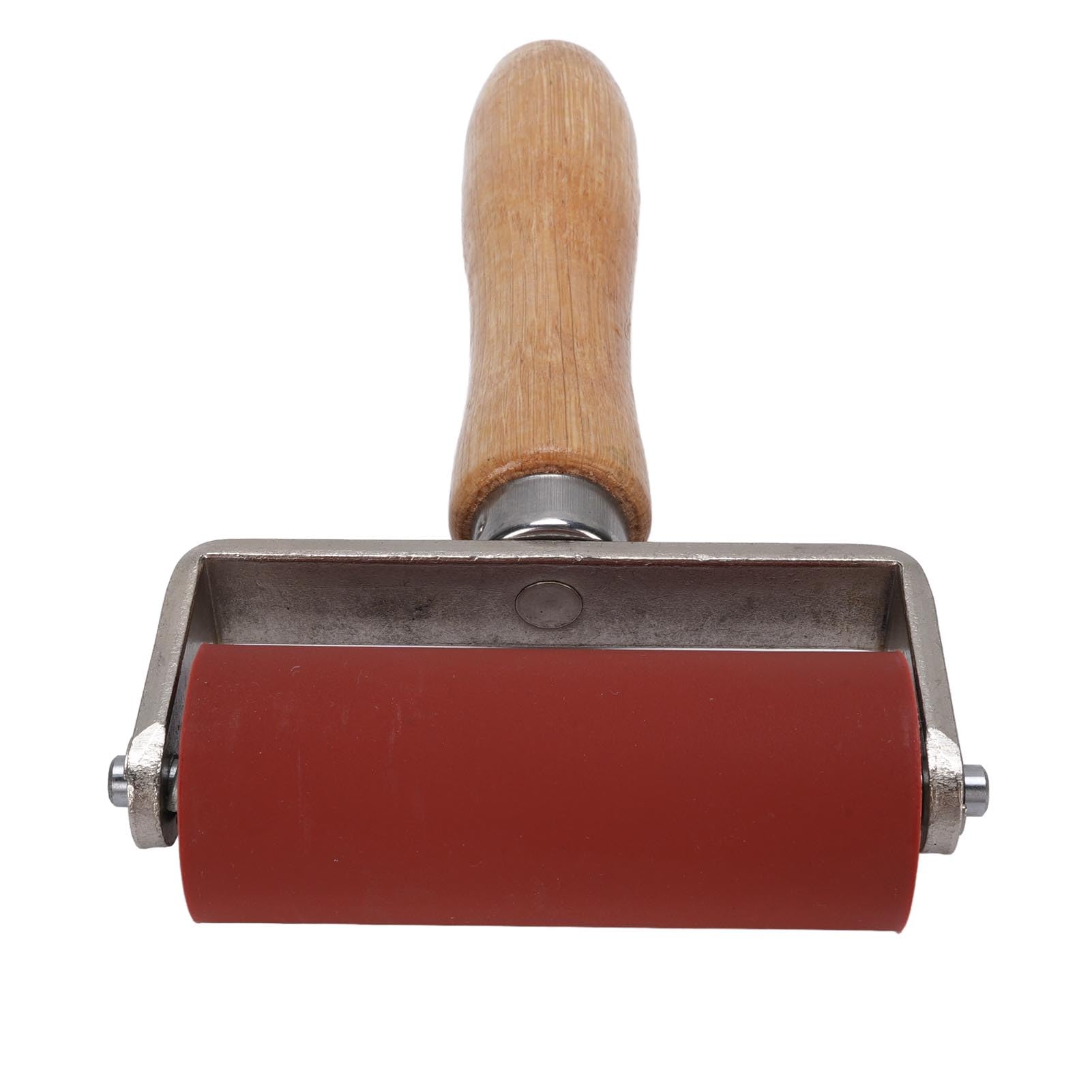 FTVOGUE Rouleau en Silicone Double Roulement en PVC Rouleau de Soudage avec Poignée en Bois Roulement en Acier à Grande Vitesse 32 Mm Dia 80 Mm de Largeur PVC