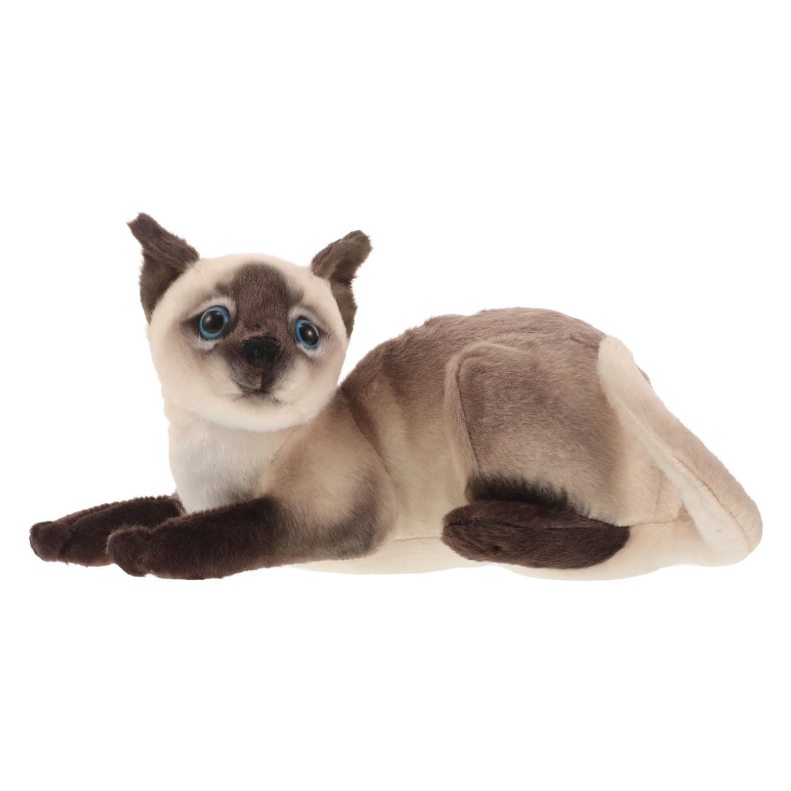 Muñeco de peluche de gato siamés de 30 cm: el regalo ideal de felpa suave para niños 8
