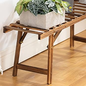 Amazon.co.jp: [GZGZ] フラワースタンド 木製 3段 ガーデン