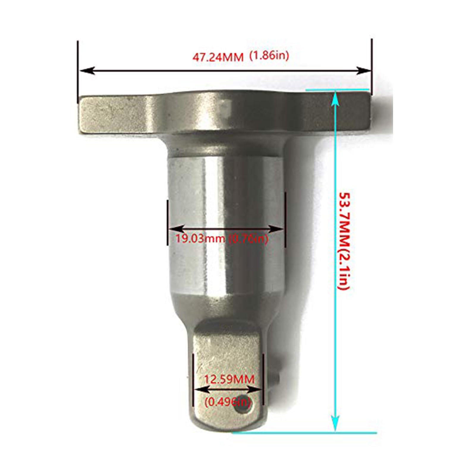 N415874 Reemplazo de Yunque, Conjunto de Yunque de 1/2 Pulgada Llave de Impacto Yunque con Pasador de Retención, Conjunto de Yunque de Repuesto para Llave de Impacto Inalámbrica