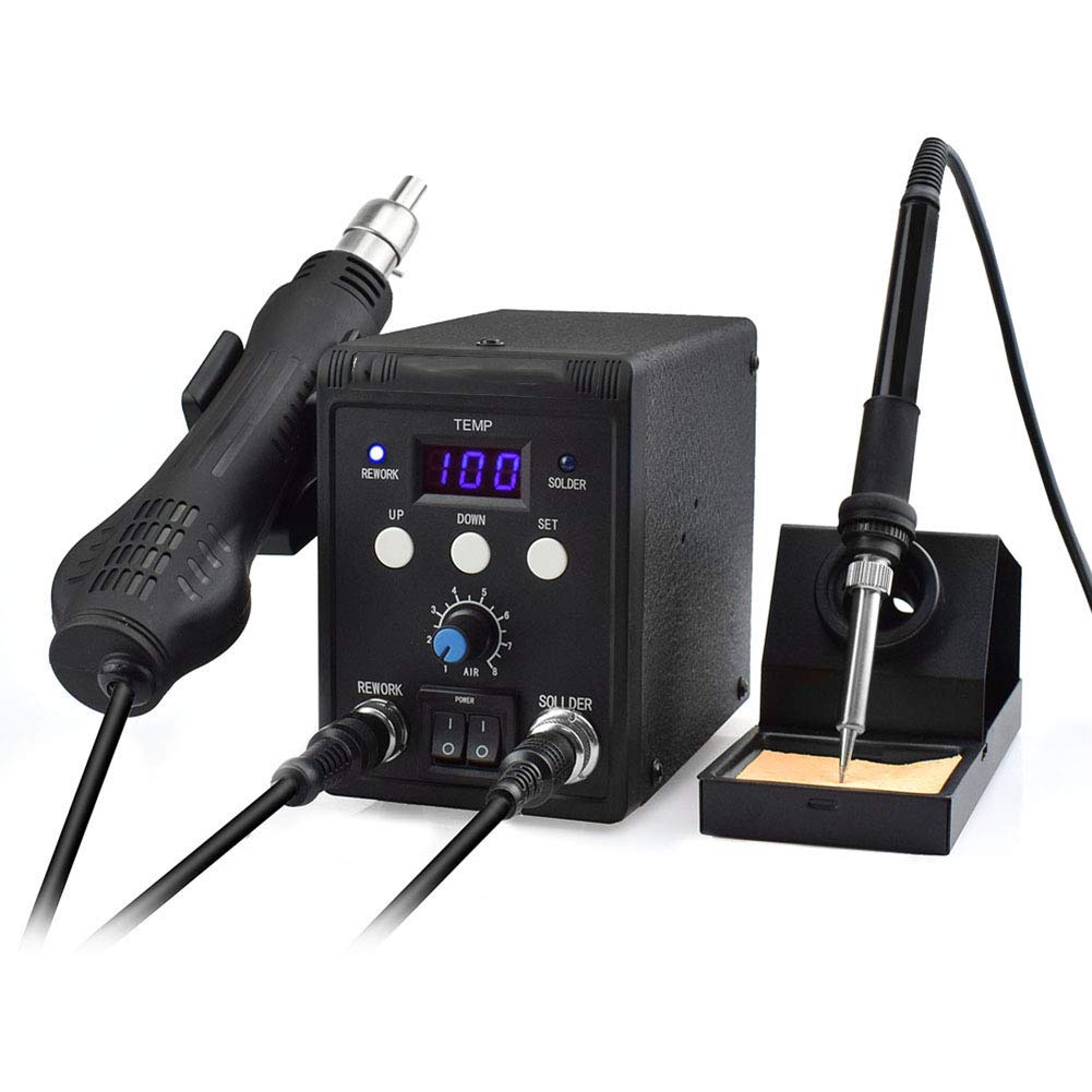 Buy Profession 750W SMD Soldering Station Hot Air 2 In1 Solder Iron