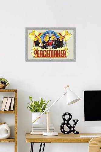Miniatura 80 de Trends International DC Comics TV Peacemaker - Póster de pared grupal, 34 pulgadas de largo x 22.4 W, versión premium sin marco