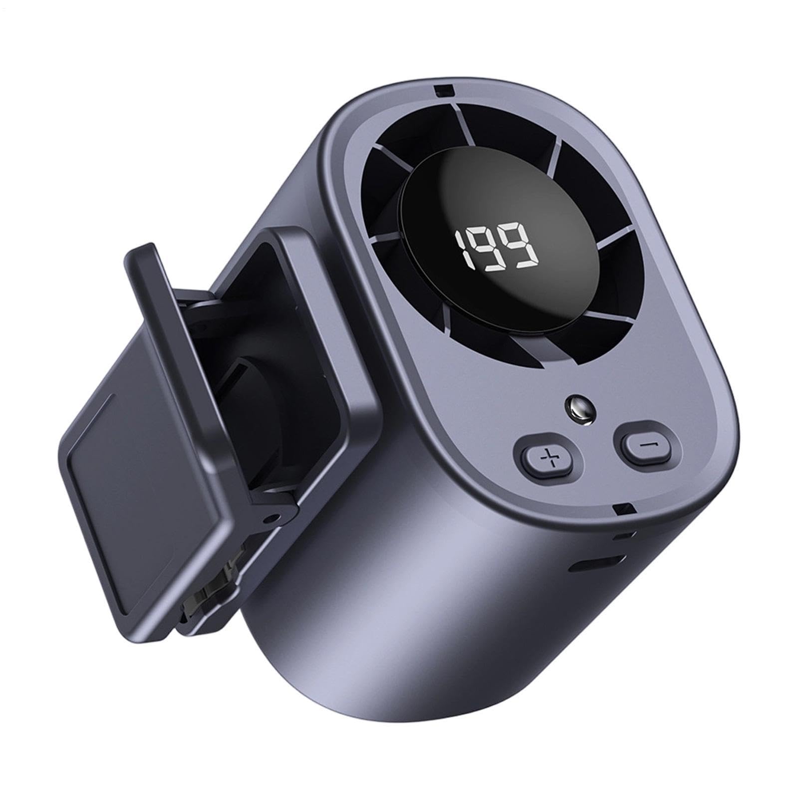 Ventilador de clip para cintura portátil ideal para camping y días de playa