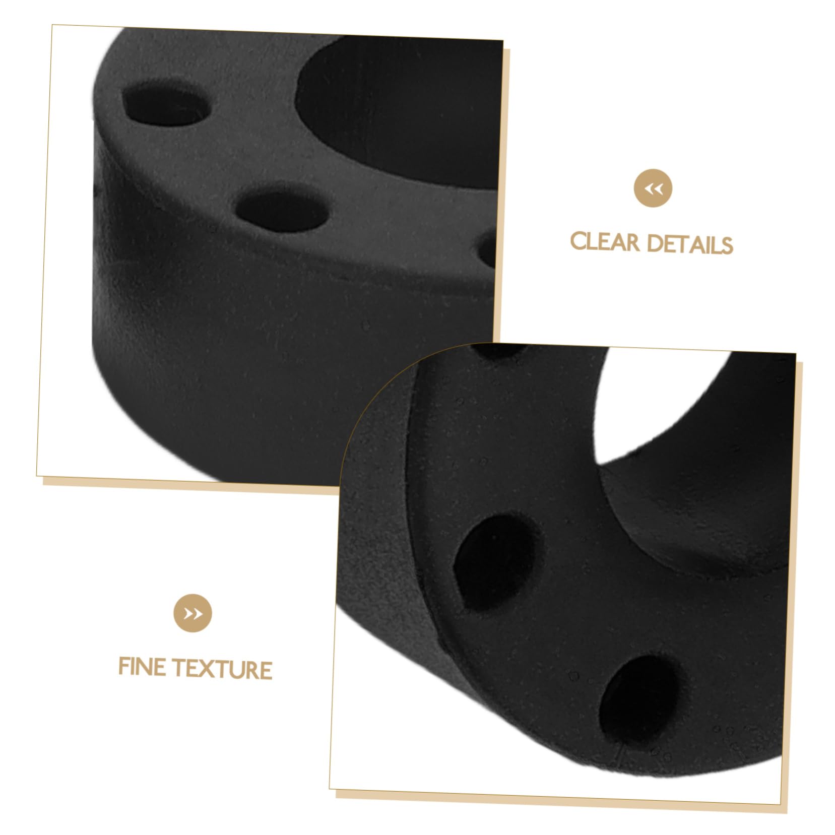 Gummipuffer Für Fußballtische – 4 Stück, Schwarz, 1,6 Cm, Für Standard-Kickerstangen, Schutz Für Schrankinnenwände